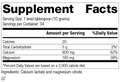 Calcium Lactate Powder, 12 Ounces, Rev 07 Supplement Facts