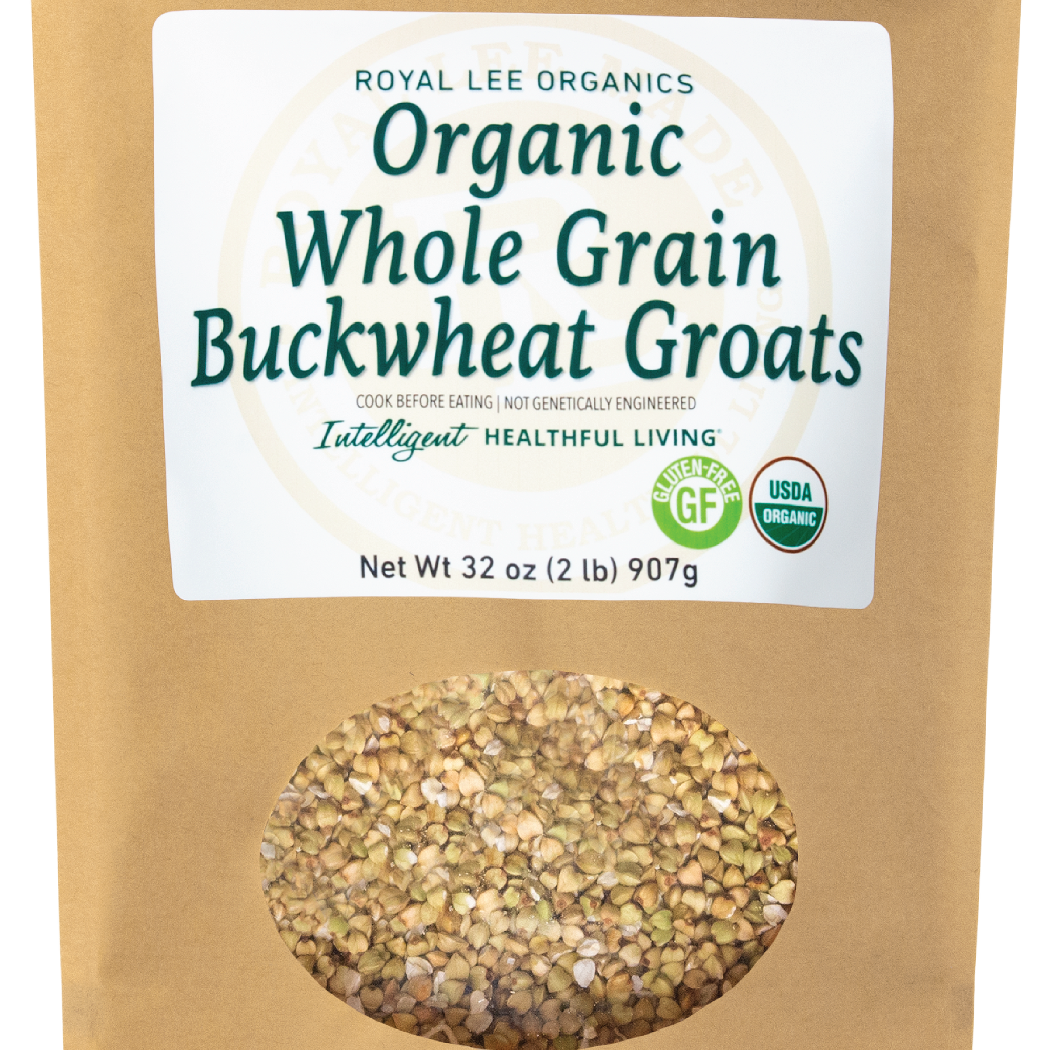 Buckwheat Groats, 2lb kraft bag (Gluten Free)