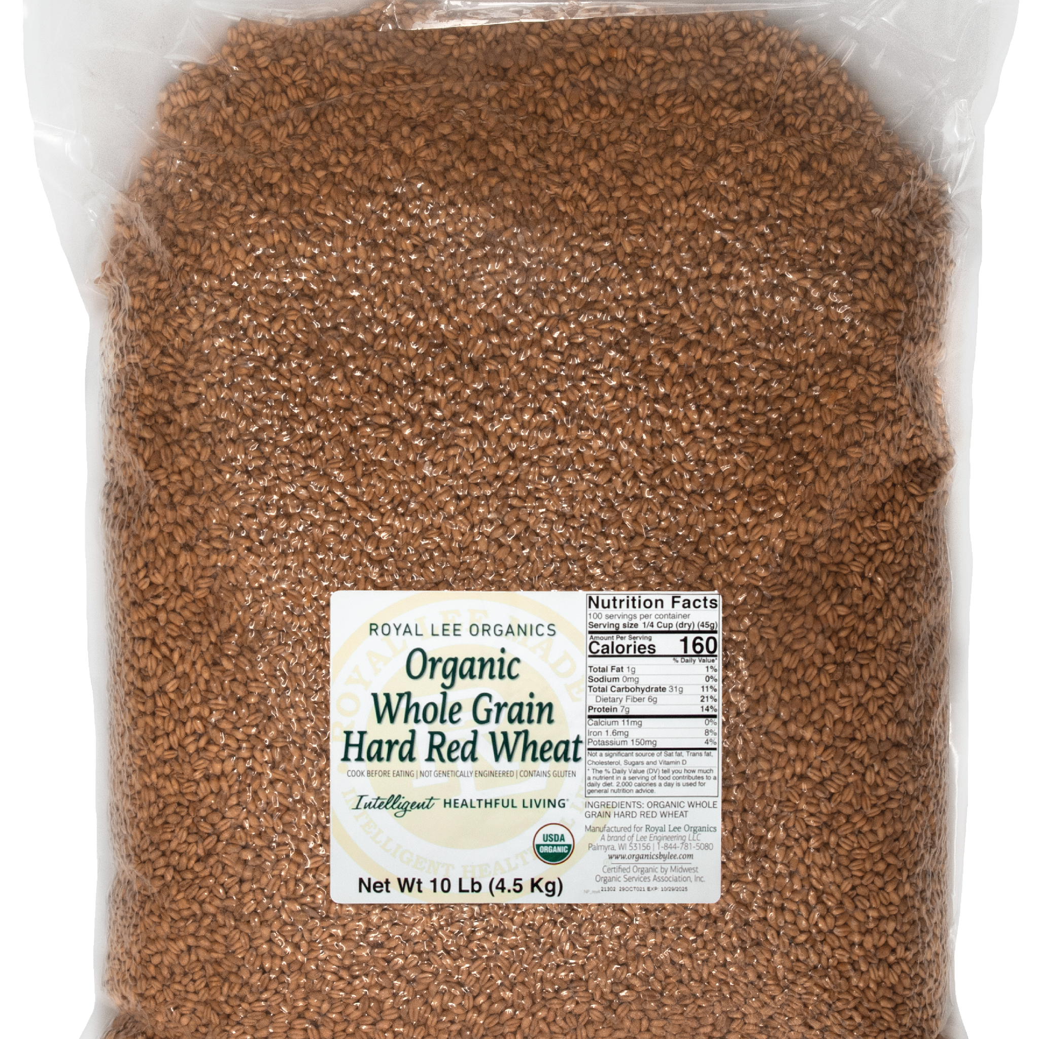Hard Red Wheat Berries, 1 - 10lb. Bag