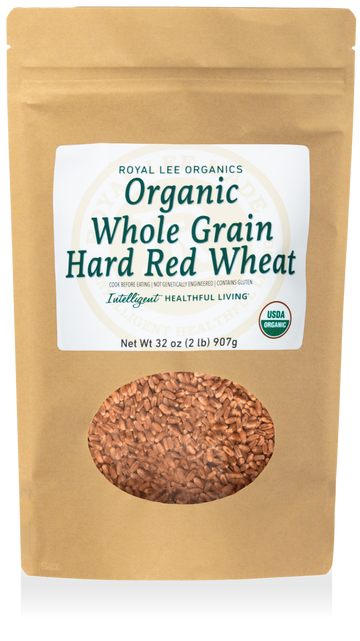 Hard Red Wheat Berries, 2lb kraft bag