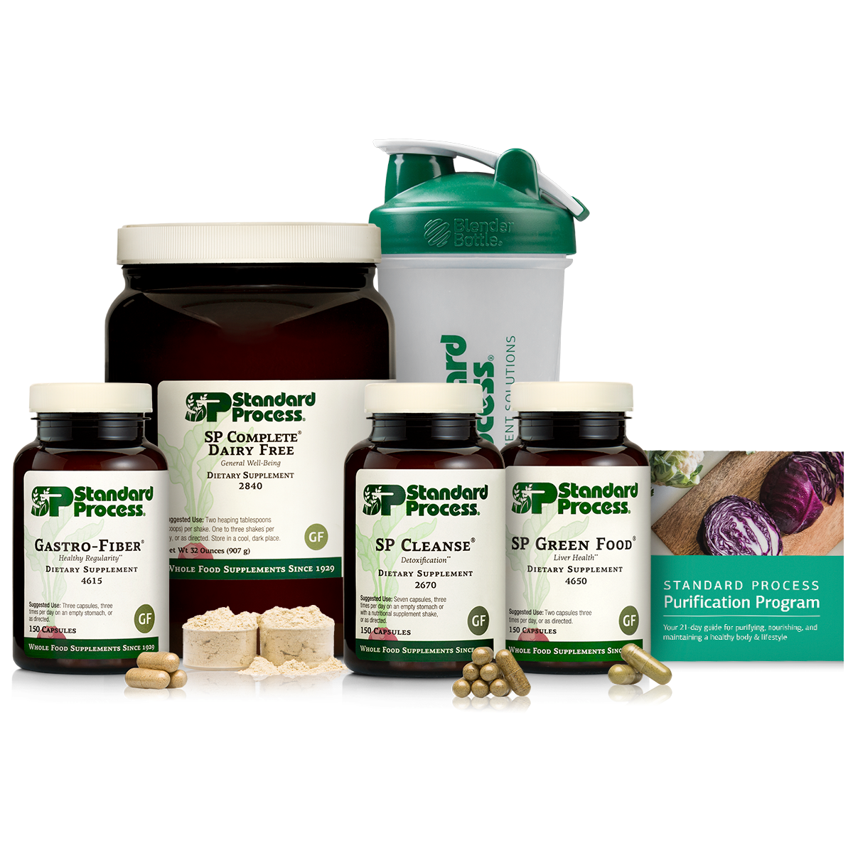 Purification Product Kit with SP Complete® Dairy Free and Gastro-Fiber®, 1 Kit With SP Complete Dairy Free and Gastro-Fiber